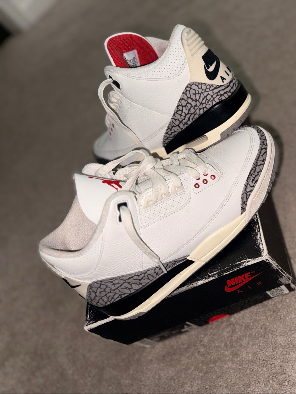 Air Jordan 3 retro white cement Reimagined